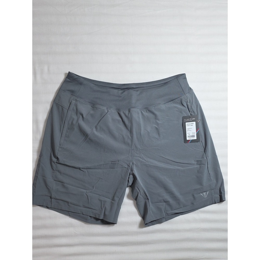 Korsa Athletic Performance Shorts - Steel Gray; Large